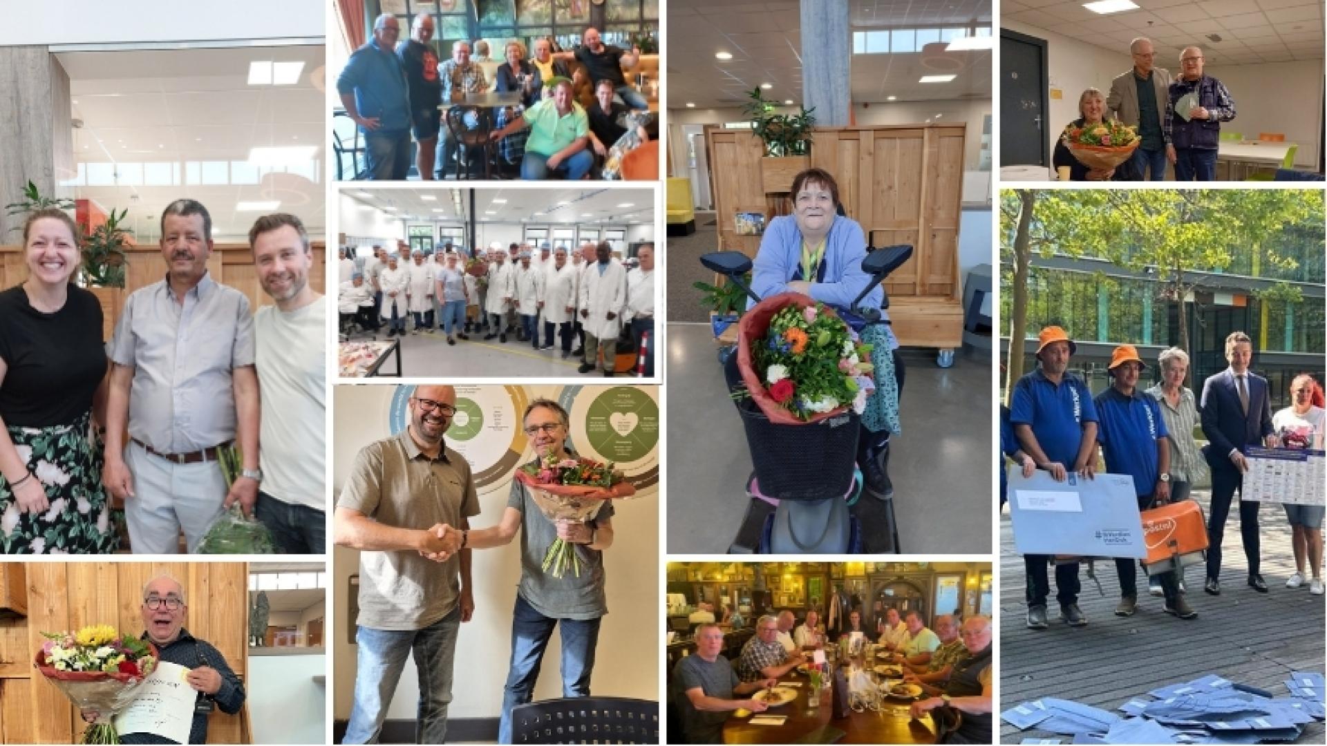 collage van foto's