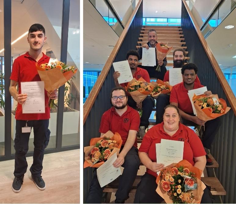 de schoonkmaakdiploma's