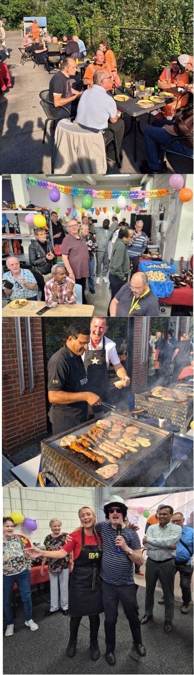 Fotos van de bbq's